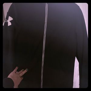 Black under armour jacket size medium